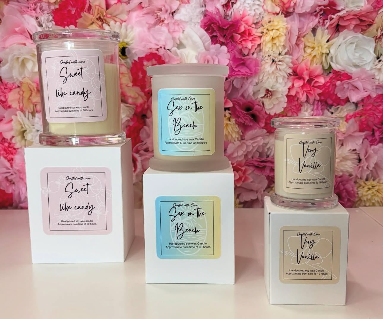 Medium soy wax candle